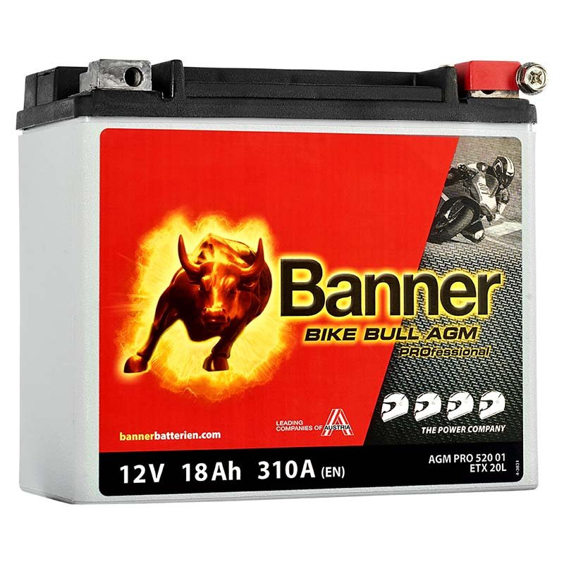 MC-batteri BIKE BULL AGM PRO ETX20L